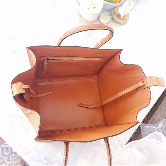 SOLD Celine Python Medium Phantom Luggage Bag Tote - Picture 5 of 11